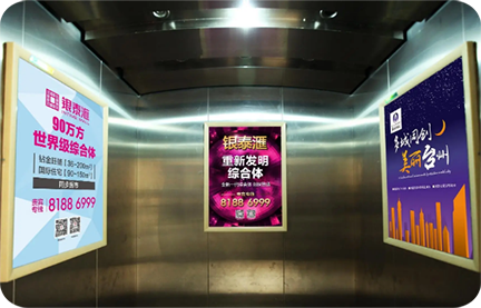 电梯框架海报